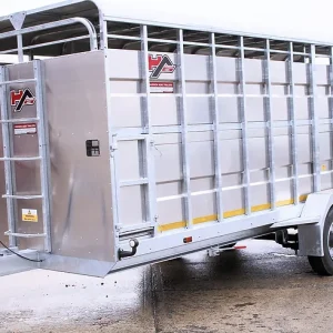 Hudson Agri Fixed 8T Low Loading Livestock Trailer